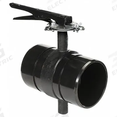 GRUVLOK Butterfly Valve: 5 in Pipe Size, 320 psi Max. Pressure (CWP), Clamp, For Chemicals Media - Ductile Iron General-Service Butterfly Valves