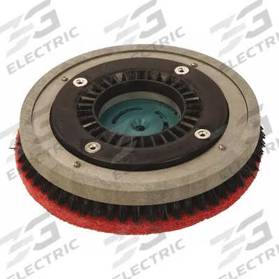 NOBLES Pad Driver: 12 in Pad/Brush Size, Round, 12 in Dia, 24 in Fits Machine Size - Pad Drivers