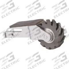 DYNABRADE Contact Arm: 31/32 in Belt Wd, 18 in Belt Lg, Dynafile III Series, 5/8 in Wheel Dia (MPN 15356). Key specifications — attr1320326: 15300; attr1320321: Serrated; attr1320325: 15356; attr1320329: DYNABRADE; attr1320328: Yes.
