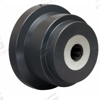 APPROVED VENDOR Track Wheel: 4 1/2 in Wheel Dia., 1 5/8 in Wheel Wd, 3,000 lb Load Capacity - Single-Flange Track Wheels