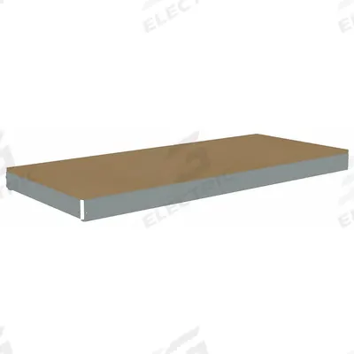 TENNSCO Shelf: 60 in x 18 in, 2,250 lb Load Capacity, Particleboard, Gray - Particleboard Decking Shelf Kits for Boltless Shelving