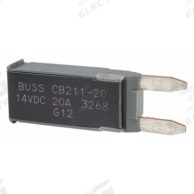 BUSSMANN Automotive Circuit Breaker: CB211, 14V DC, 225 A at 14V DC - Plug-In Mount Automotive Circuit Breakers