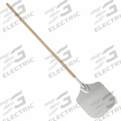 AMERICAN METALCRAFT Pizza Peel: Aluminum Blade, 12 in Blade Wd, 64 in Overall Lg, Wood Handle (MPN 6412). Key specifications — Brand: AMERICAN METALCRAFT; Product Type: Pizza Peel; Blade Material: Aluminum; Handle Material: Wood; Perforated: Solid; NSF Certified: Yes.