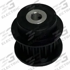 DAYTON Timing Pulley: Modified Curvilinear, Fixed, For GT Timing Belt Section, For 9 mm Belt Wd (MPN 17-3P09MDFA4). Key specifications — Brand: DAYTON; Finish: Plain; For Belt Series: Powerhouse®.