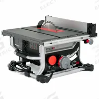 SAWSTOP Table Saw: 120 V AC Volt, 15 A Current, 9 1/2 in Left to 24 1/2 in Right, 0°to 45° (MPN CTS-120A60). Key specifications — attr1170599: SAWSTOP; attr1170609: Automatic Blade Safety Retraction Included.