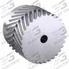 CONTINENTAL Gearbelt Pulley: Plain, 8 mm Pitch, For 50 mm Belt Wd, 32 Teeth, 1/2 in Bore Dia (MPN L-32S-MPB ALUMINUM). Key specifications — Brand: CONTINENTAL; Sub-brand: SilentSync.