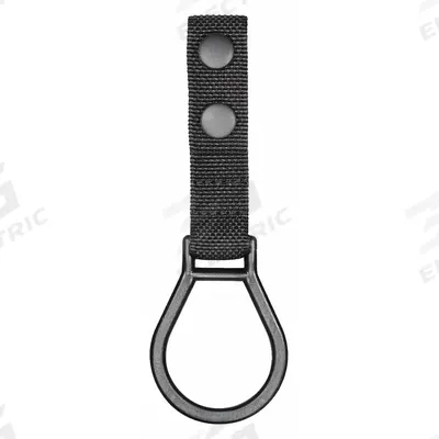 HEROS PRIDE Key Holder: Black, Nylon, Ballistic, 6 3/4 in x 29 mm - Key Holders & Pouches