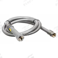 T&S BRASS Pre-Rinse Hose: Stainless Steel, Stainless Steel, 68 in Overall Lg, UN (MPN B-0068-H). Key specifications — Inlet Connection Type: UN; Sprayer Connection Size: 3/4"-15; Brand: T&S BRASS; Color/Finish: Stainless Steel; Material: Stainless Steel; Product Type: Pre-Rinse Hose.