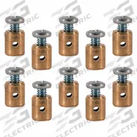 Throttle Stop,Brass,3/5" L,8/25" W: Throttle Control, 3/5 in Overall Lg (MPN 51610). Key specifications — Tool Type: Throttle Stop; Application: Throttle Control; Includes: Zinc-Plated Screw; Material: Brass; Brand: BUYERS PRODUCTS.