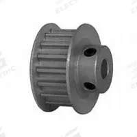 DAYTON Timing Pulley: Curvilinear, Fixed, For HTD Timing Belt Section, For 9 mm Belt Wd, 17 Teeth (MPN 17-5M09-6FA6). Key specifications — Brand: DAYTON; Finish: Clear Anodized; For Belt Series: Powerhouse®.