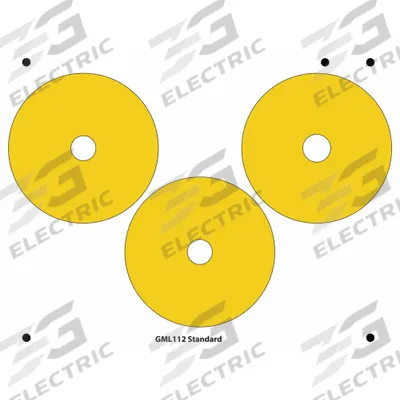 ACCUFORMNMC Gauge Marking Labels: Yellow, Polyester