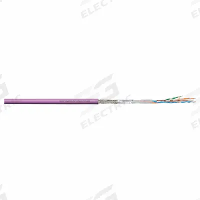 CHAINFLEX Bus Cable: (4) 24 AWG (0.25), PVC, Order by the Foot, CAN-Bus - Continuous Flexing Bus Drop Cables