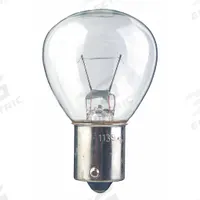 APPROVED VENDOR Incandescent Bulb: Incandescent, Single Contact Bayonet (BA15s), (RP) Rounded Pear (MPN 1133-10PK). Key specifications — Light Color: White; Trade Number: 1133; Voltage: 6.2V AC; Brand: APPROVED VENDOR; Bulb Shape: RP11.