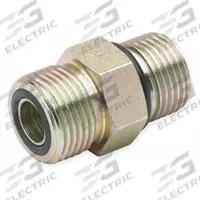 PARKER Compression Fitting Adapter: 3/8 in OD x 3/8 in Pipe Size, 7/16-20 Thread Size, Steel (MPN 6-4 F5OLO-S). Key specifications — Brand: PARKER; Series: Seal-Lok.