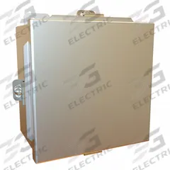 HAMMOND Electrical Enclosure: Stainless Steel, 6 in x 6 in x 4 in, NEMA 12/13/3R/4/4X, w/Panel, IP66 (MPN 1414N4SSE). Key specifications — Brand: HAMMOND; Closure Method: Clamps; Enclosure Material: Stainless Steel; Includes Inner Panel: with Inner Panel Included.