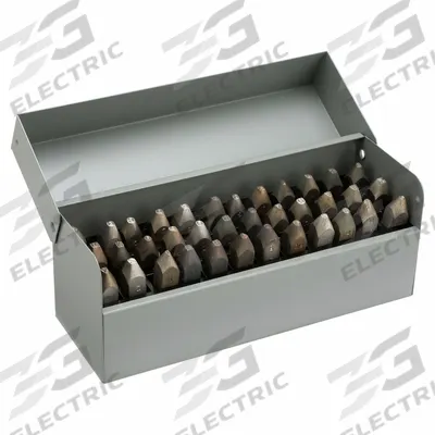 C.H. HANSON Hand Stamp Kit: 0 to 8 (With 6 Serving as 9)/Ampersand (&)/A to Z - Corrosion-Resistant Stamps