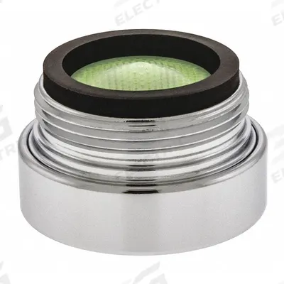 NEOPERL Outlet: 0.5 gpm Flow Rate, Spray Flow Outlet, Brass, Chrome Finish - Faucet Aerators & Outlets