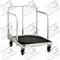 NEW AGE INDUSTRIAL Sheet Pan Dolly: 800 lb Max Load Capacity, 33 1/4 in Overall Ht, 30 in Overall Lg (MPN 97055). Key specifications — Product Type: Sheet Pan Dolly; Caster Type: (2) Swivel w/Brake; Brand: NEW AGE INDUSTRIAL; NSF Certified: No.