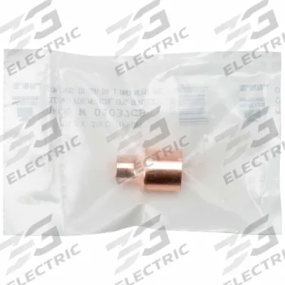 STREAMLINE Sweat Fitting Coupling: 1/4 in CTS x 3/16 in CTS, Cup x Cup - Clean & Bagged Wrot Copper Tube Fittings