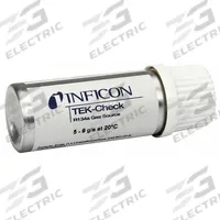 INFICON Reference Leak (MPN 703-080-G12). Key specifications — Leak Rate: 0.18 oz/yr; Refrigerant Type: R-1234YF; Brand: INFICON.