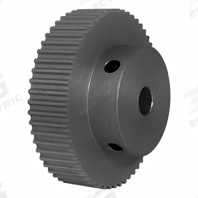 Dayton Timing Pulley: Modified Curvilinear, Fixed, For GT Timing Belt Section - GT Section Fixed-Bore Timing Pulleys with Hub