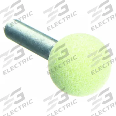 NORTON Vitrified Mounted Point: 5/8 in Dia, Ceramic, 80 Grit - Cool-Cutting Mounted Points for Stainless Steel & Nickel Alloys