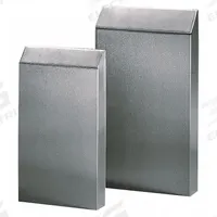 RITTAL Hose-Proof Hood: Food Industry, Carbon Steel, 18.9 in x 4.33 in (MPN 3243085). Key specifications — Finish: Powder Coated; Brand: RITTAL; Accessory Type: Hose-Proof Hood; Application: Food Industry; Material: Carbon Steel.