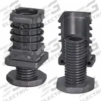 ELESA Male-End Leveling Mount: Round, Technopolymer, M12 Thread Size (MPN NDA.Q-25-M12X30). Key specifications — Thread Size: M12; Body Material: Technopolymer.