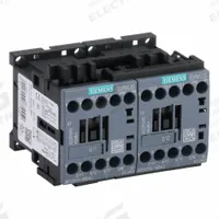 SIEMENS IEC Magnetic Contactor: Reversing, 3 Poles, 3NO Contacts, 7 A, 24V DC Coil (MPN 3RA23158XB301BB4). Key specifications — Brand: SIEMENS; Integrated Surge Suppression: No.