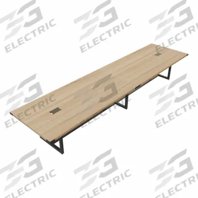 MIRELLA Conference Table: Rectangle, Fiberboard, Sand Dune, 47 1/4 in Overall Lg - Rectangular Conference Tables