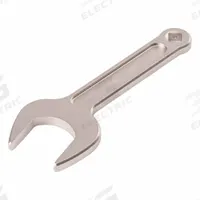 TEKTON Open End Wrench: Chromium Molybdenum Steel, Satin, 33 mm Head Size, 6 5/8 in Overall Lg (MPN WSE14433). Key specifications — attr309776: No; attr309781: Satin; attr309780: Chromium Molybdenum Steel; attr324939: TEKTON.