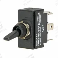 HUBBELL WIRING DEVICE-KELLEMS Marine Toggle Switch: 3 Position, 6 Connections, DPDT, MARINE Series (MPN M223JSP). Key specifications — Switch Function Configuration: On/Off/On; Brand: HUBBELL WIRING DEVICE-KELLEMS; Series: MARINE.