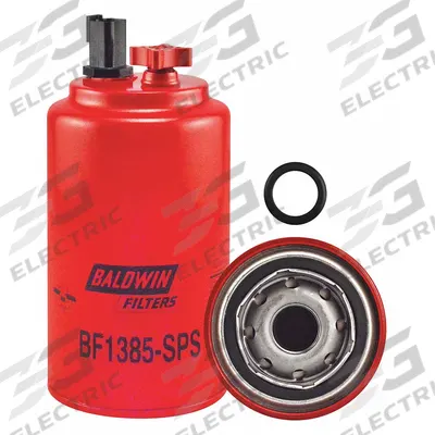 BALDWIN FILTERS Fuel Filter: Spin-On, 3 11/16 in Outside Dia, 1"-14 Thread Size, Cellulose - Spin-On Fuel Filters