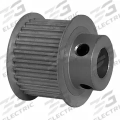 DAYTON Timing Pulley: Modified Curvilinear, Fixed, For GT Timing Belt Section, For 15 mm Belt Wd (MPN 28-3P15-6FA5). Key specifications — Brand: DAYTON; Finish: Clear Anodized; For Belt Series: Powerhouse®.