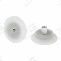 SCHMALZ Vacuum Pad Assembly: Flat, 1/4 in NPT Vacuum Port, 98.1 mm Pad Dia, Clear, 39.5 mm Pad Ht (MPN 10.01.01.15157). Key specifications — attr1019136: 10.01.01.15157; attr1019138: SCHMALZ; attr1019139: 55 A.