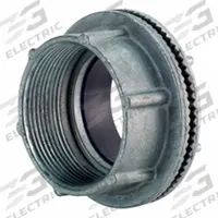 LEVITON Conduit Hub: 2 in Trade Size, 1 9/16 in Overall Lg, Zinc, Insulated (MPN HUB-200). Key specifications — Insulated: Yes; Thread Size: 2"-11; Thread Type: IMC; Brand: LEVITON.