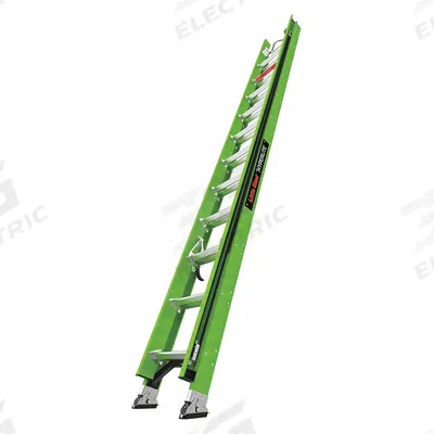 LITTLE GIANT Extension Ladder: 24 ft Ladder Size, Fiberglass, 300 lb Load Capacity - Non-Conductive Fiberglass Extension Ladders
