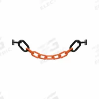 MR. CHAIN Warehouse, Barrier Chain, Magnet Rings.: Orange, 15 ft Chain Lg, Plastic (MPN 77412). Key specifications — attr998296: Orange; attr998299: Plastic; attr998302: (2) Magnet Rings.