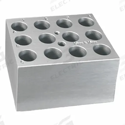 BENCHMARK SCIENTIFIC Digital Dry Bath Block: Aluminum, 3 in Overall Wd, 3 3/4 in Overall Lg - Dry Bath Blocks