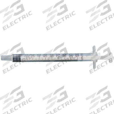 APPROVED VENDOR Dispensing Syringe: Manual, 1 mL, Luer-Slip Connection, Translucent - Disposable Dispensing Syringes