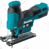 MAKITA Jigsaw: Barrel Grip, T-Shank, Orbital Stroke, 3,000 stroke/min Stroke Rate - Max, Brushless (MPN XVJ05Z). Key specifications — attr1170165: Barrel Grip; attr1170166: T-Shank; attr1170167: Orbital; attr1170168: Brushless.