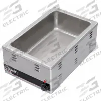 Countertop Cooker/Warmer: 28.5 qt Capacity, 1,500 W Watt, 9 1/8 in Overall Ht, 14 3/4 in Overall Wd (MPN W-43V). Key specifications — Brand: APW WYOTT; Manufacturer Part Number: W-43V; Product Type: Food Warmer; Voltage: 120V AC.
