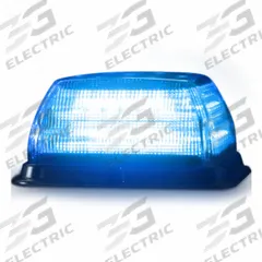 CODE 3 Beacon Light: Emergency Vehicle Beacon, Blue, 78.6 W Watt, Blue, SAE J845 Class 1, LED, IP67 (MPN SB48BB). Key specifications — Brand: CODE 3; Lens Color: Blue; Number of Flash Patterns: 15; Installation Type: Permanent; Operating Voltage: 12-24V DC.