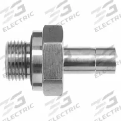BRENNAN INDUSTRIES Compression Fitting Straight: 1/2 in OD x 1/2 in Pipe Fitting Size (MPN NS2429-08-08-SS). Key specifications — Series: NS2429; Brand: BRENNAN INDUSTRIES.