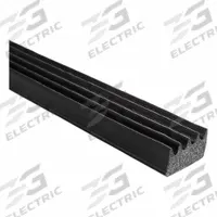 TRIM LOK INC Ribbed Seal: Rectangle, Self-Adhesive Mounting, Std, EPDM, 500 ft Overall Lg, Black (MPN X103HT-500). Key specifications — Color: Black; Mounting Style: Self-Adhesive; Seal Shape: Rectangle; Brand: TRIM LOK INC; Material: EPDM; Adhesive Bond: Standard.