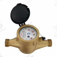 DWYER Water Meter: Flow Meter, Water, Electromagnetic, Brass, 1 in NPT, 1 in Connection Size, NPT (MPN WNT-A-C-06). Key specifications — Brand: DWYER; Display Type: Mechanical; Unit Of Measure: Gallons; Accuracy: +/-3% (Transitional Flow); Max. Voltage: 24VAC/DC; Mounting Orientation: Horizontal.