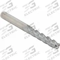 CLEVELAND Ball End Mill: Carbide, 4 Flute, 1/4" Mill Dia, 1-1/2" LOC, 6" OAL (MPN C63540)