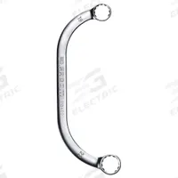 FACOM Box End Wrench: Satin, 19 mm_22 mm Head Size, 10 in Overall Lg, Offset, 30° Head Offset Angle (MPN FM-57.19X22). Key specifications — attr309427: Satin; attr309429: No; attr324926: FACOM.