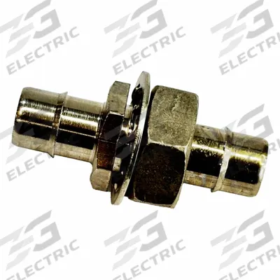 MEM-CO Mini Barb Fitting: 3/16 in ID x 3/16 in ID Size, Tube x Tube, Brass - Standard Brass Barbed Tube Fittings