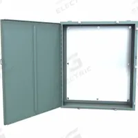 HAMMOND Electrical Enclosure: Steel, 42 in x 36 in x 12 in, NEMA 12/13/3R/4, w/Panel, Solid Cover (MPN 1418N4P12). Key specifications — Closure Method: Clamps; Brand: HAMMOND; Knockouts: Not Included.